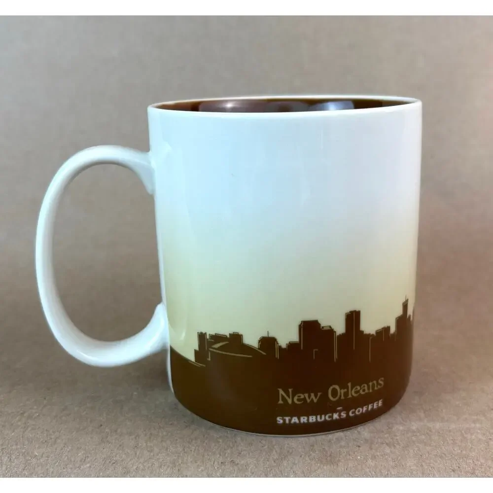 Vintage 2012 Starbucks New Orleans Global Icon Series Mug - Jazz Saxophonist